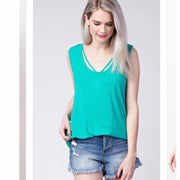 Bamboo Tank Off White