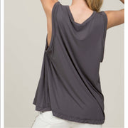 Deep V Tank Charcoal