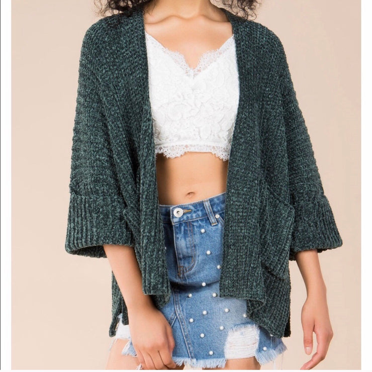 Velvet Chenille Black