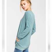 Pocket Tunic Pullover Off-White
