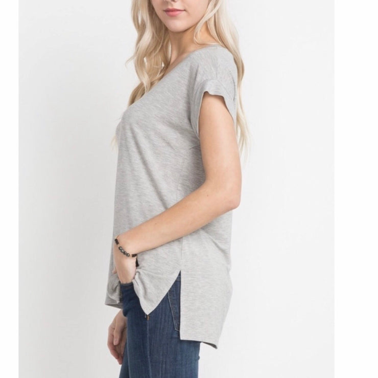 Bamboo Short Sleeve T H.Grey