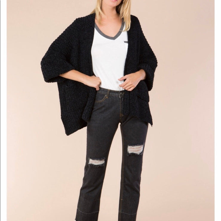 Velvet Chenille Black
