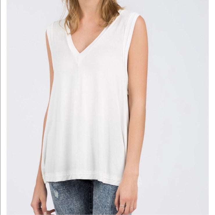 Deep V Tank Charcoal