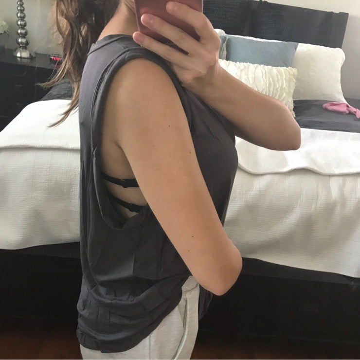 Deep V Tank Charcoal