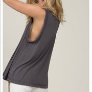 Deep V Tank Charcoal
